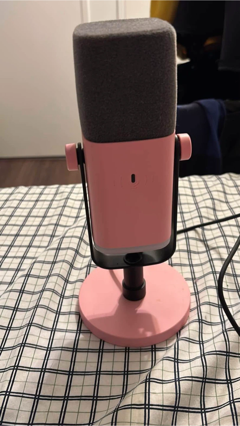 FIFINE AM8 Streaming Microphone - Pink - photo 3