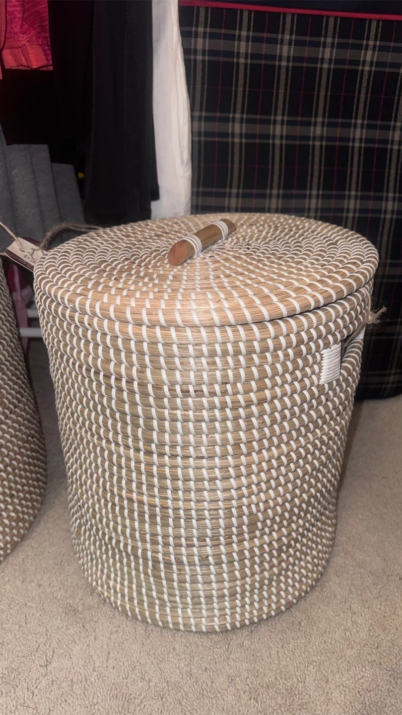 Woven Storage Basket with Lid - photo 3