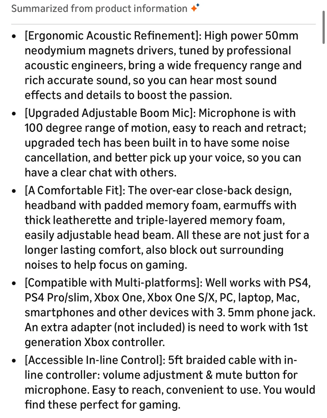 Gaming Headset with Boom Microphone - photo 2