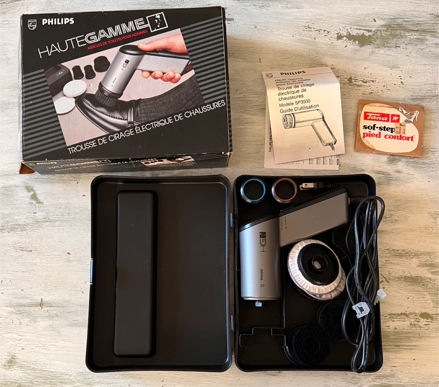 Philips HighGear Electric Shoe Polishing Kit