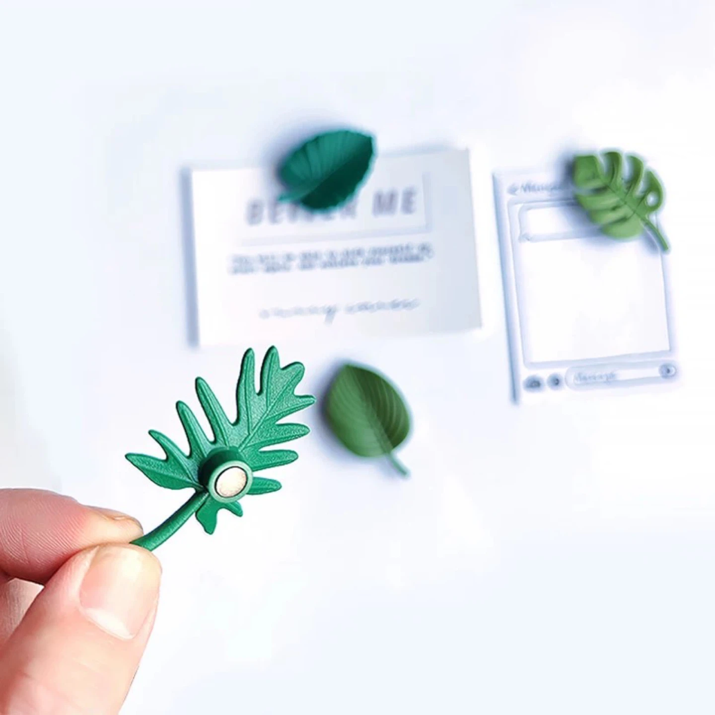 Brand New Tropical Leaf Magnets (Set of 4) - photo 4