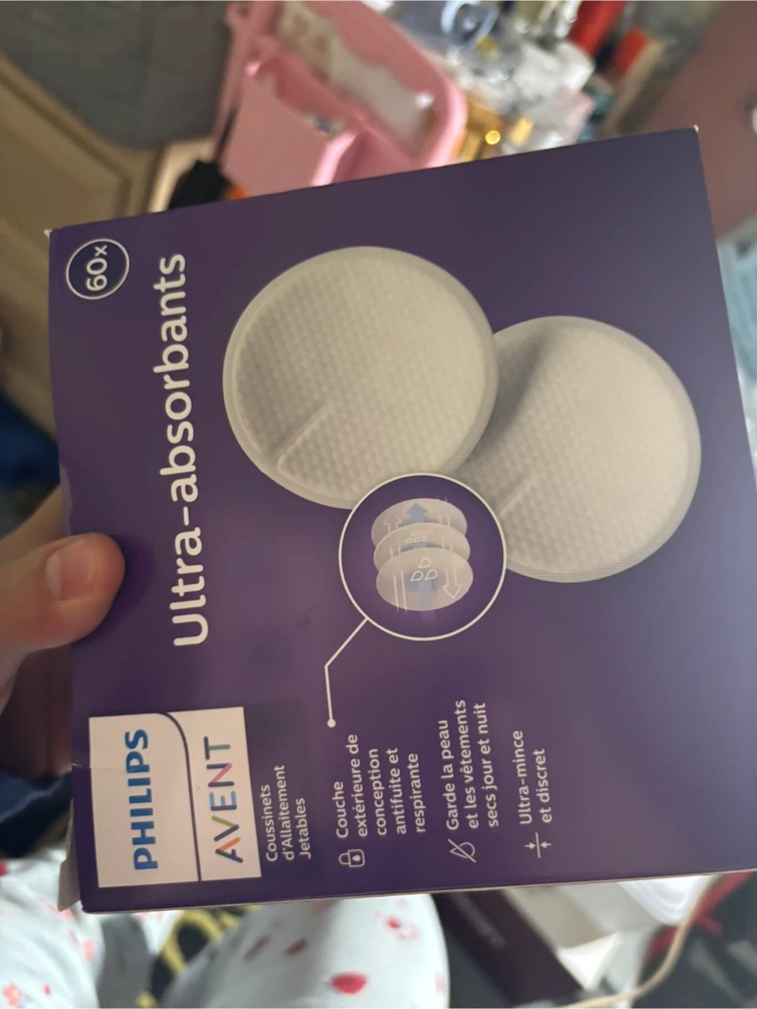 For SALE !Philips Avent Ultra-absorbent Nursing Pads (60x)