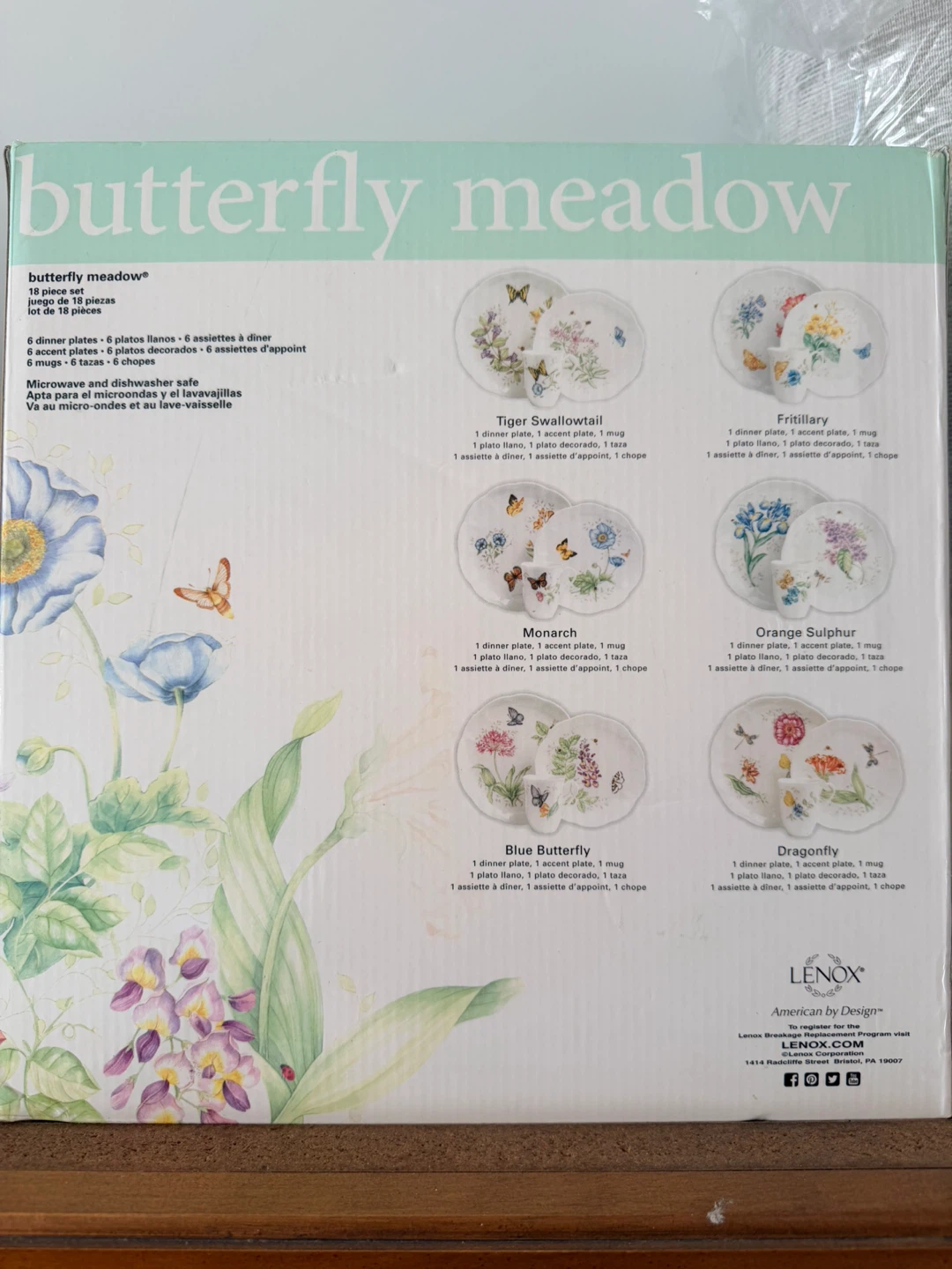Lenox Butterfly Meadow 18-Piece Dinnerware Set