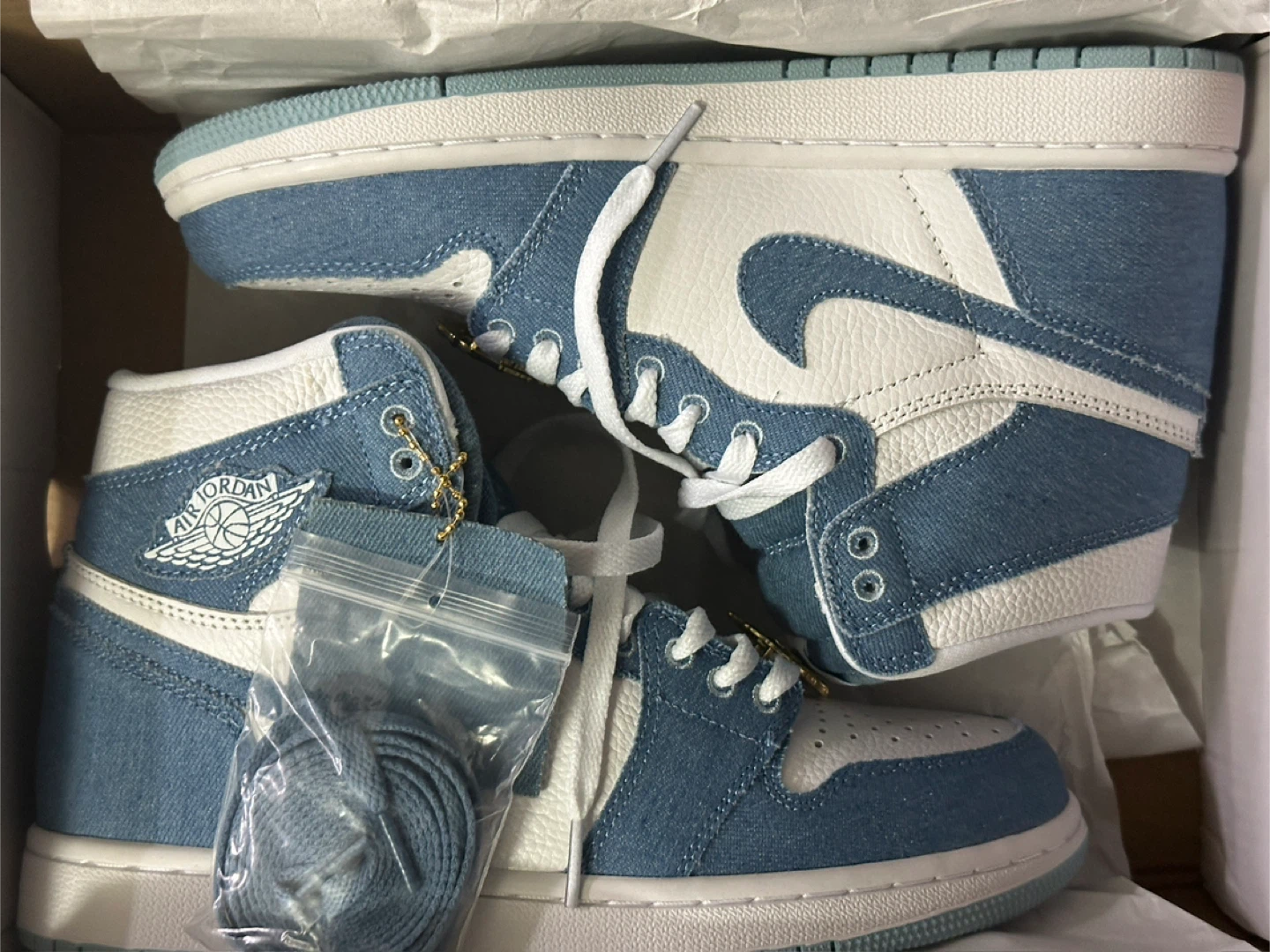 Air Jordan 1 High OG "Denim" Sneakers