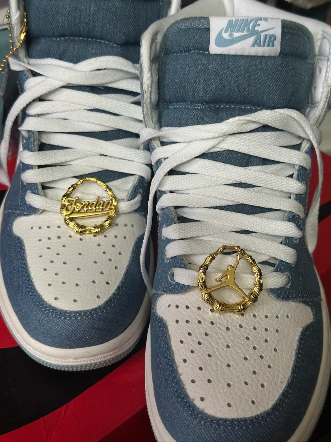 Air Jordan 1 High OG "Denim" Sneakers - photo 2