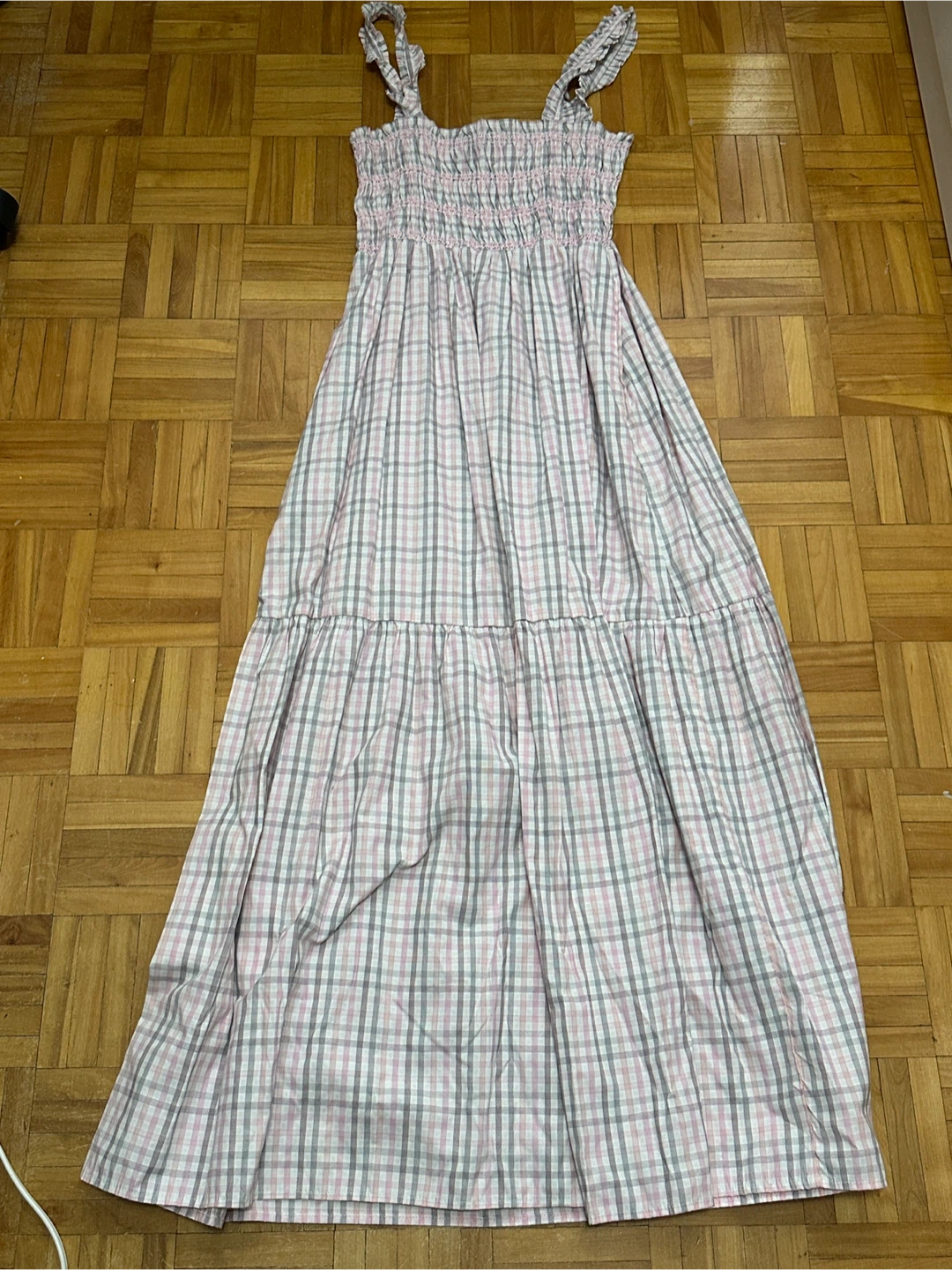 Pink Plaid French Connection Summer Dress - photo 2