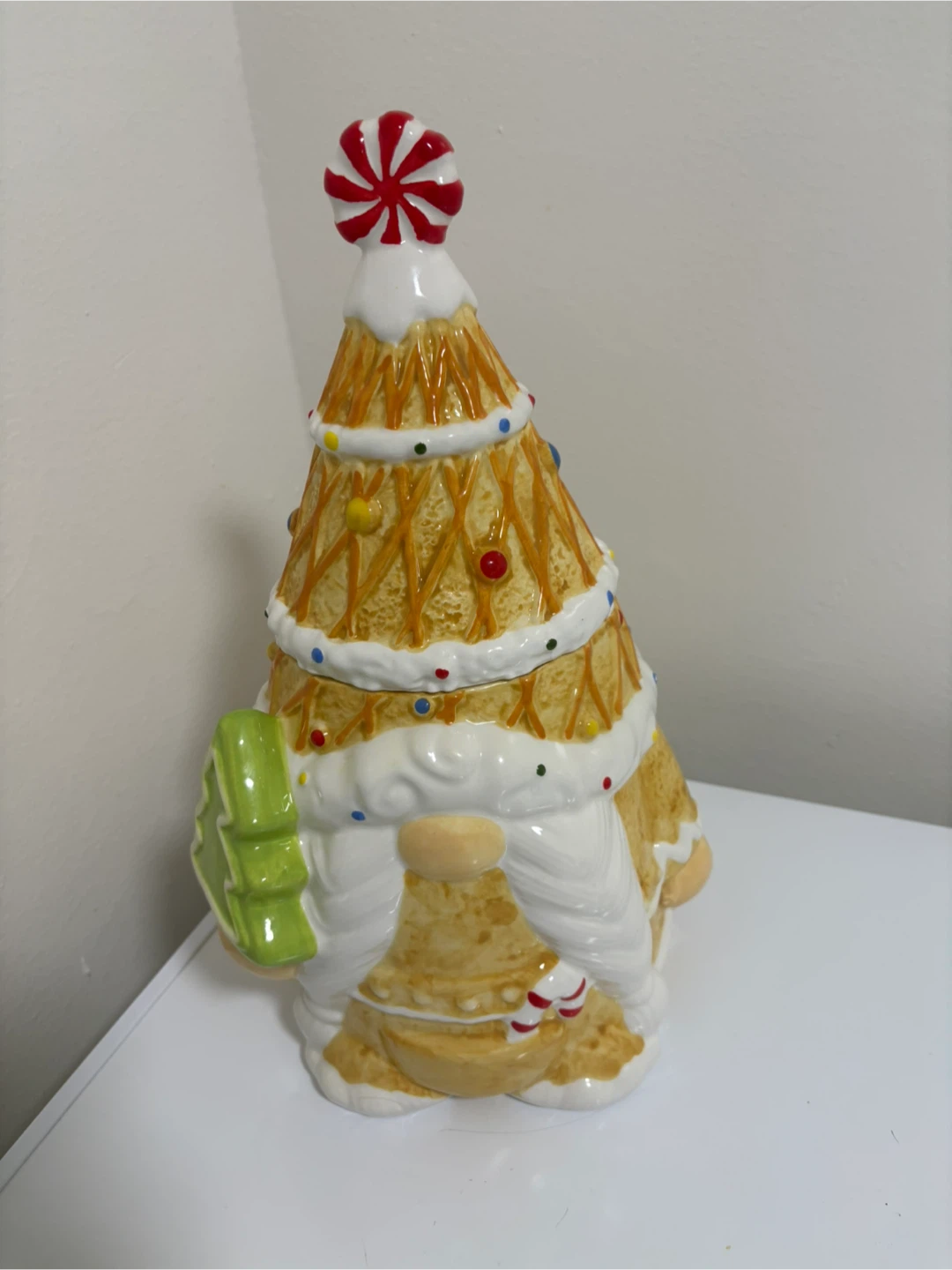 Christmas Gnome Tree Cookie Jar - photo 2