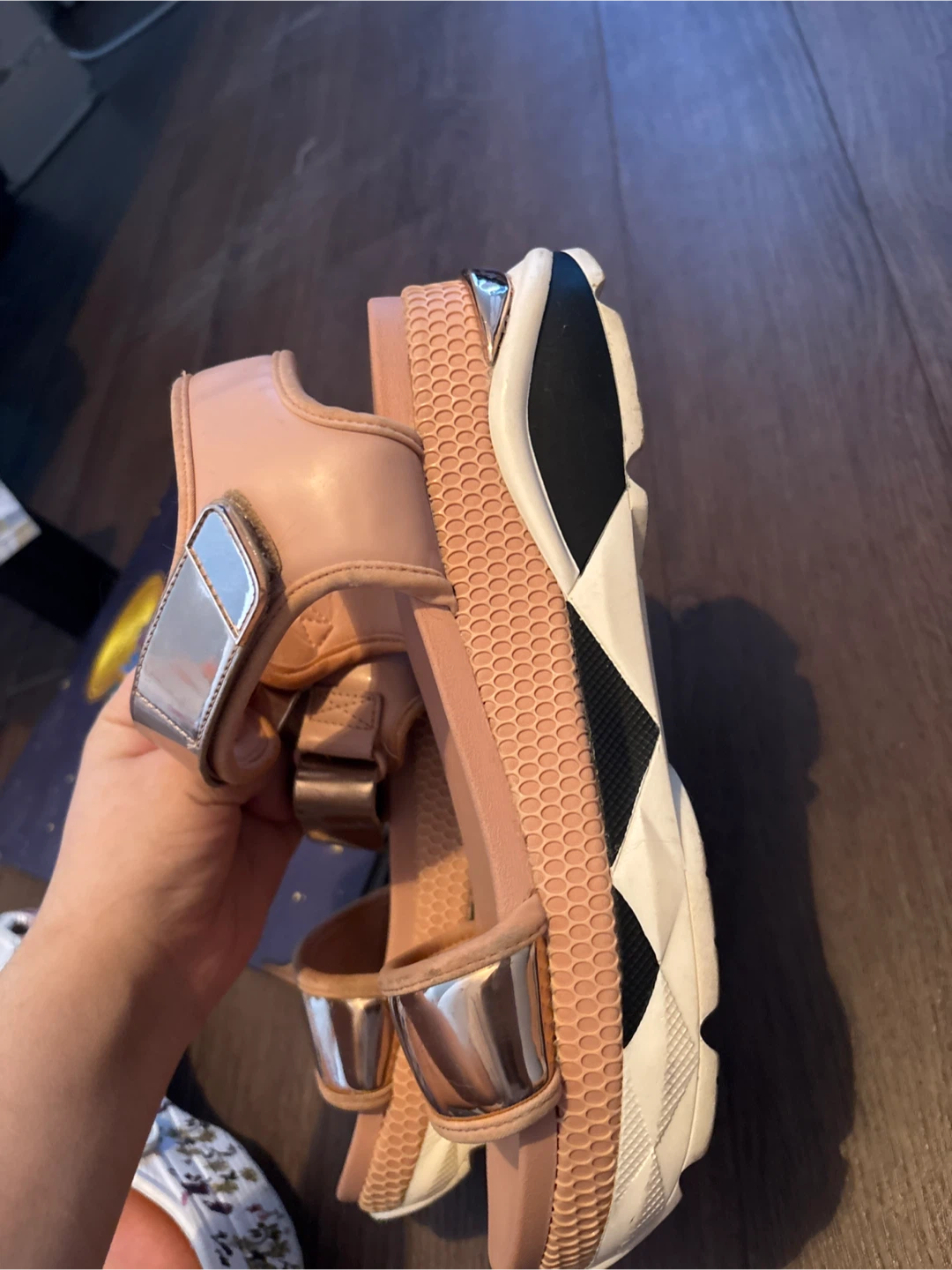 ALDO Women's Rose Gold and Pink Platform Sandals - photo 2