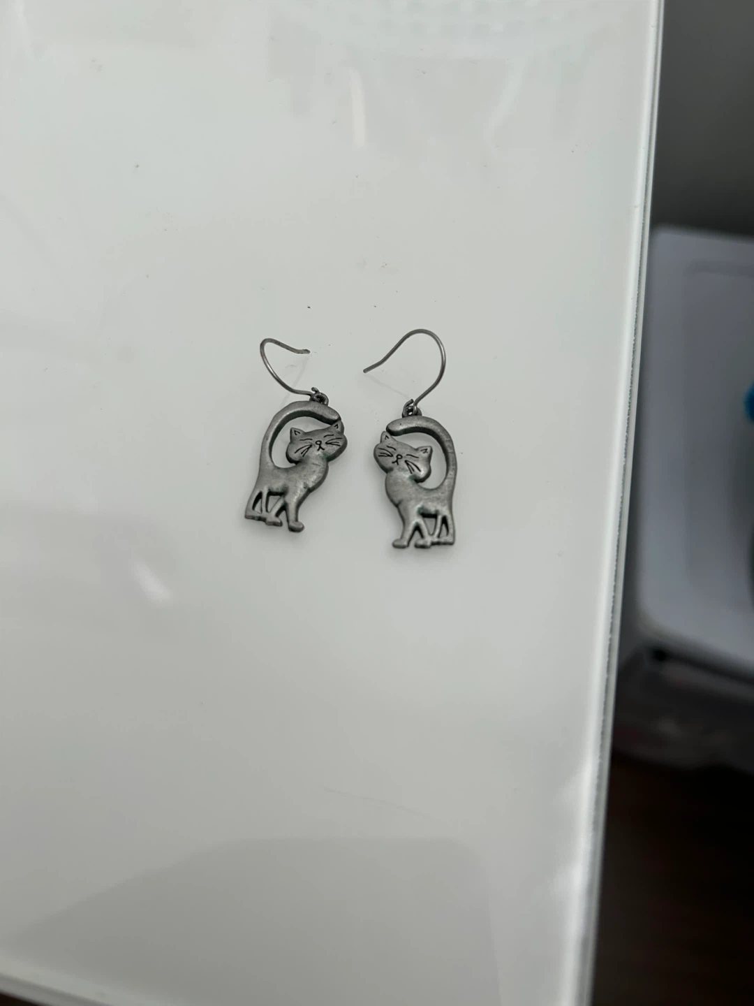 Cute Cat Dangle Earrings