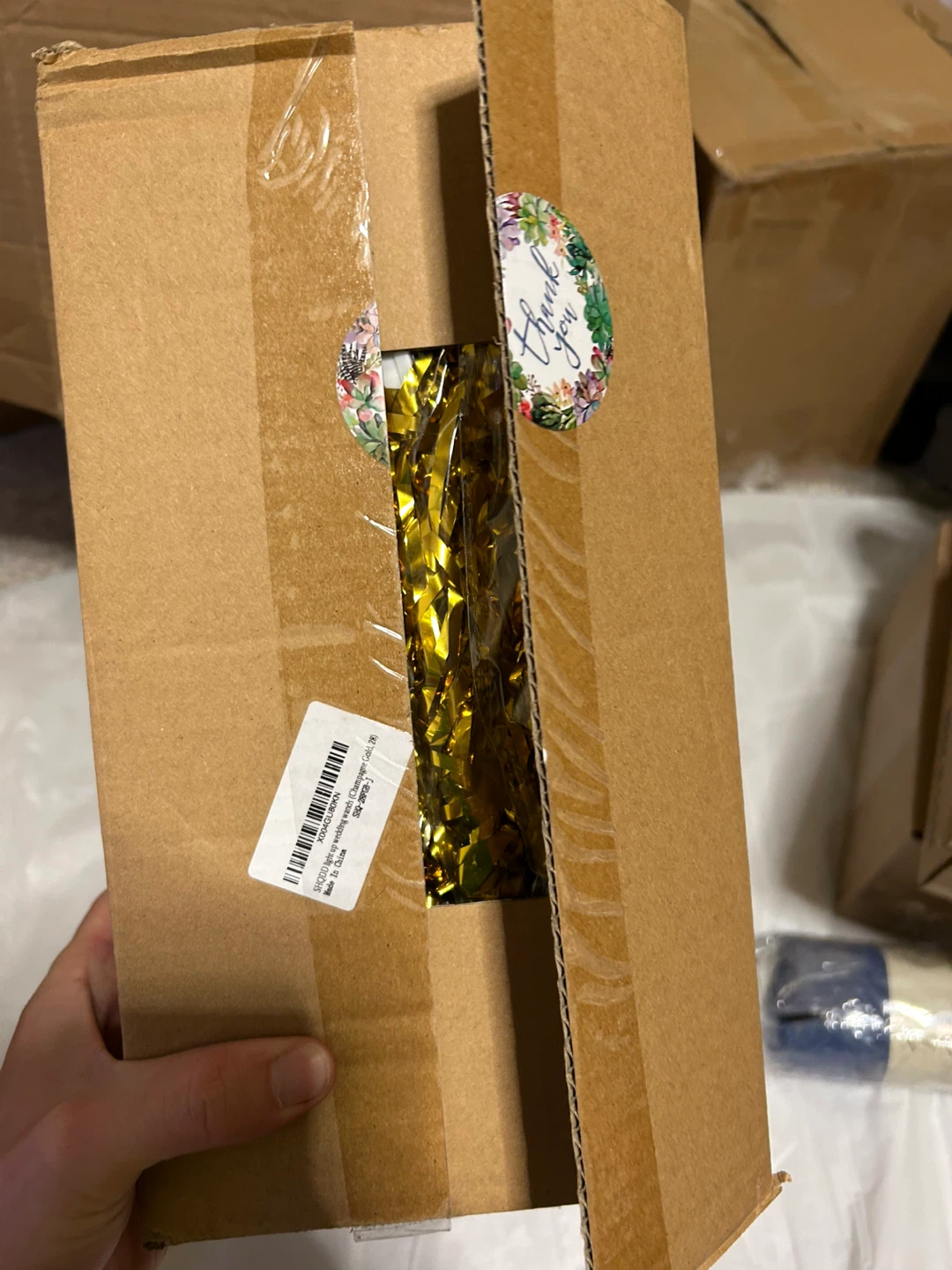 Gold Tinsel Light-Up Wands - Bulk Pack - photo 3