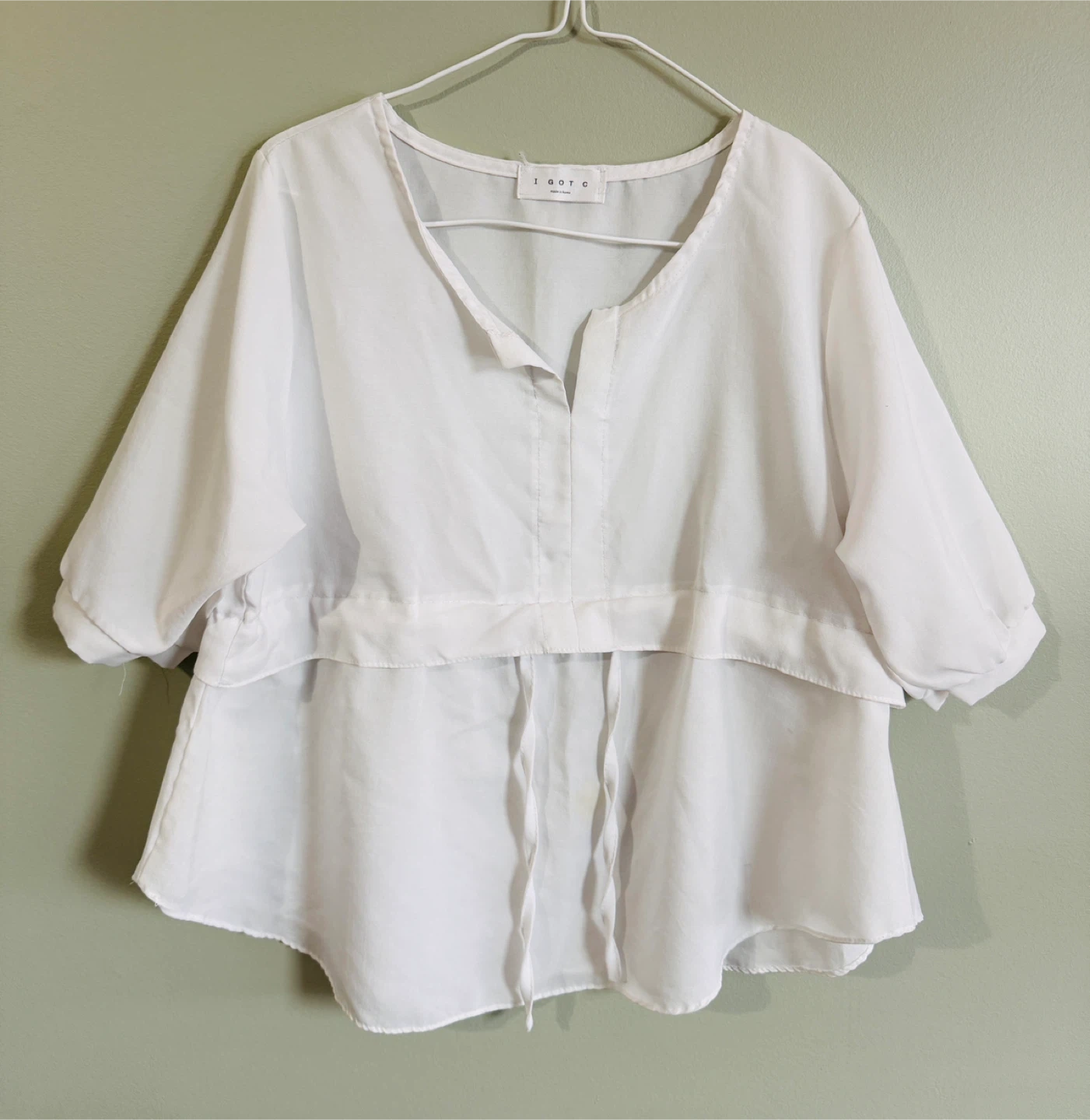 White Blouse made in Korea