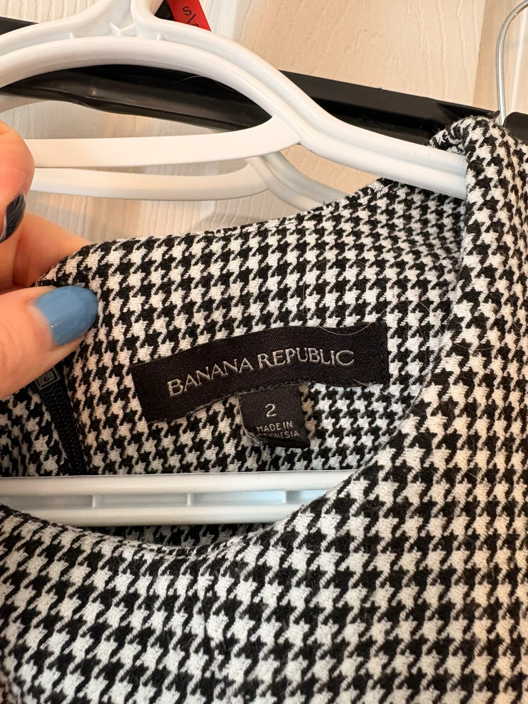 Banana Republic Houndstooth Dress - Size 2 - photo 3
