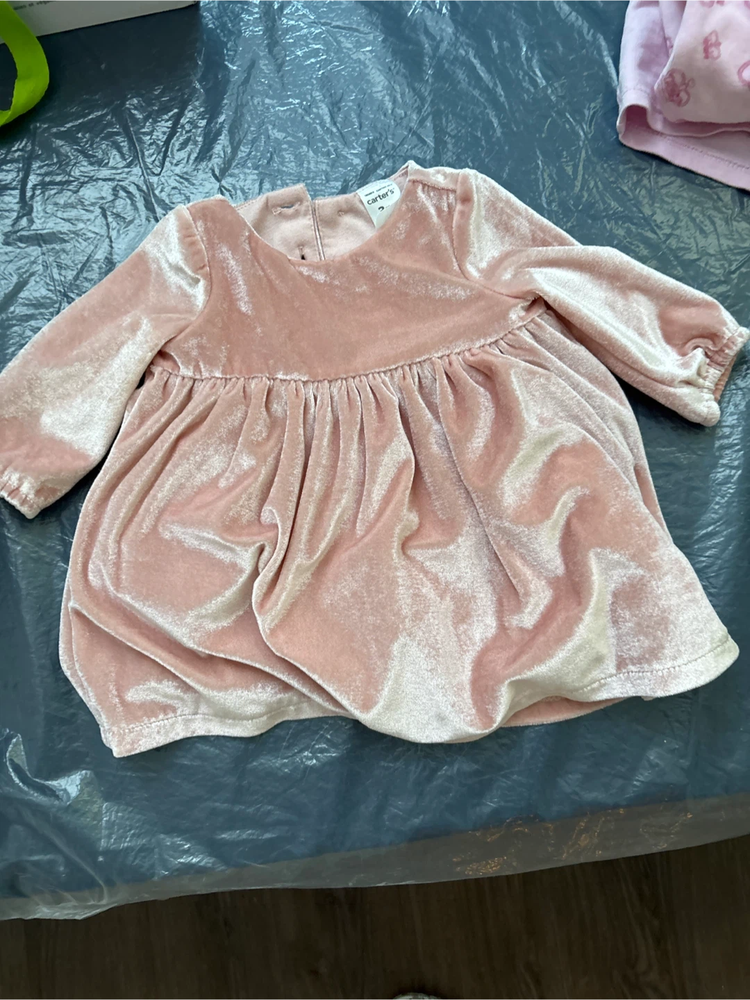 Carter's Baby Girl Velvet Dress 3m - photo 4