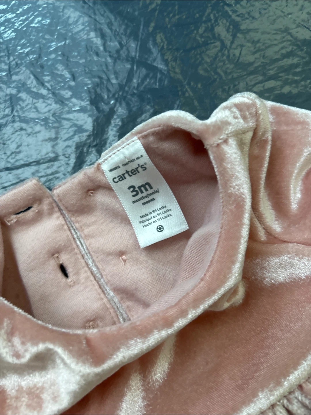 Carter's Baby Girl Velvet Dress 3m - photo 5