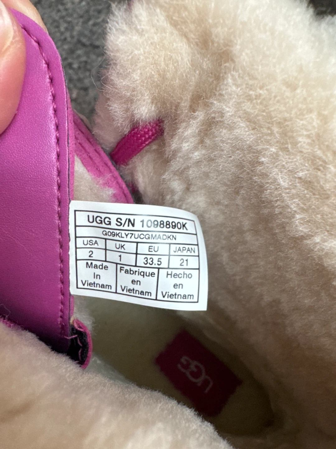 Kid Ugg Pink Winter Boots brand new - photo 3