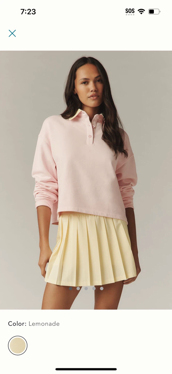 BNWT Anthropologie X Beach Riot Irina Pleated Mini Skirt XS