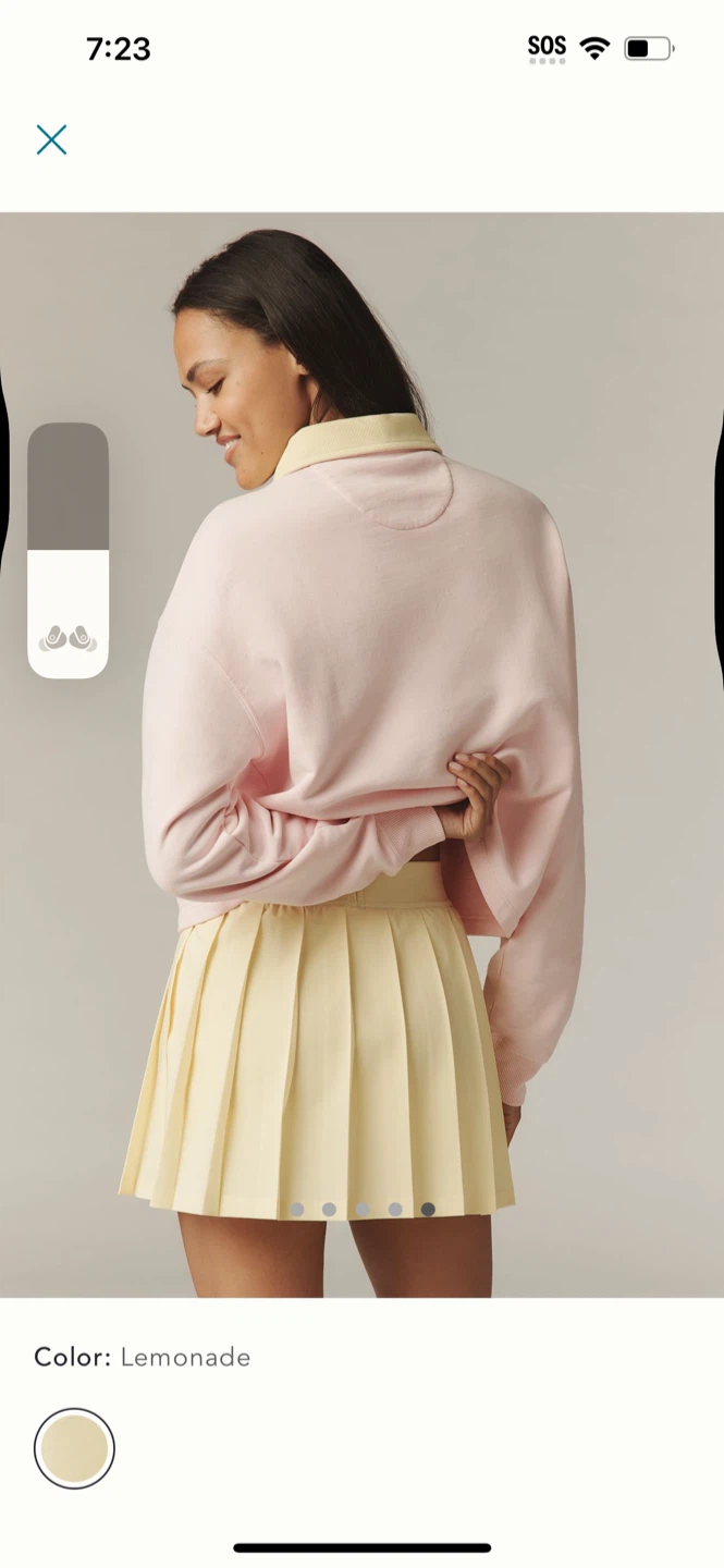 BNWT Anthropologie X Beach Riot Irina Pleated Mini Skirt XS - photo 5