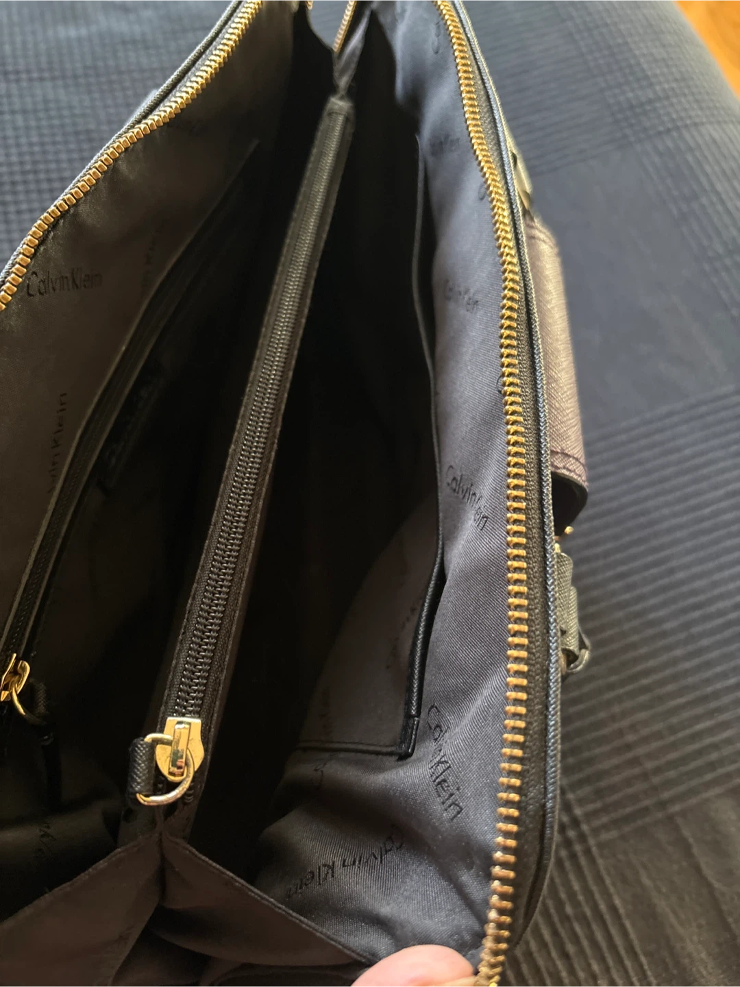 Calvin Klein Purple Satchel Handbag - photo 3