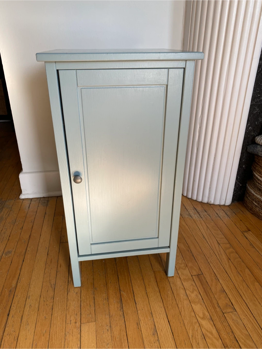 Light Blue Accent Cabinet with Door