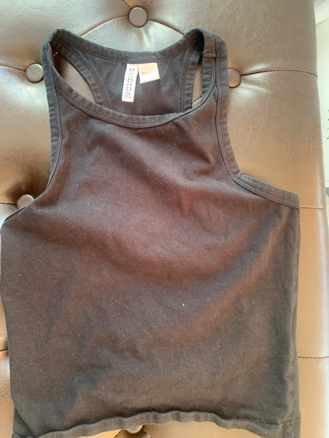 Divided Black Racerback Tank Top - photo 2