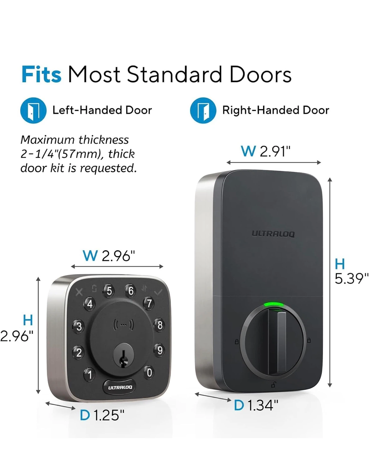 ULTRALOQ Smart Door Lock - NFC & Built-in WiFi - photo 3