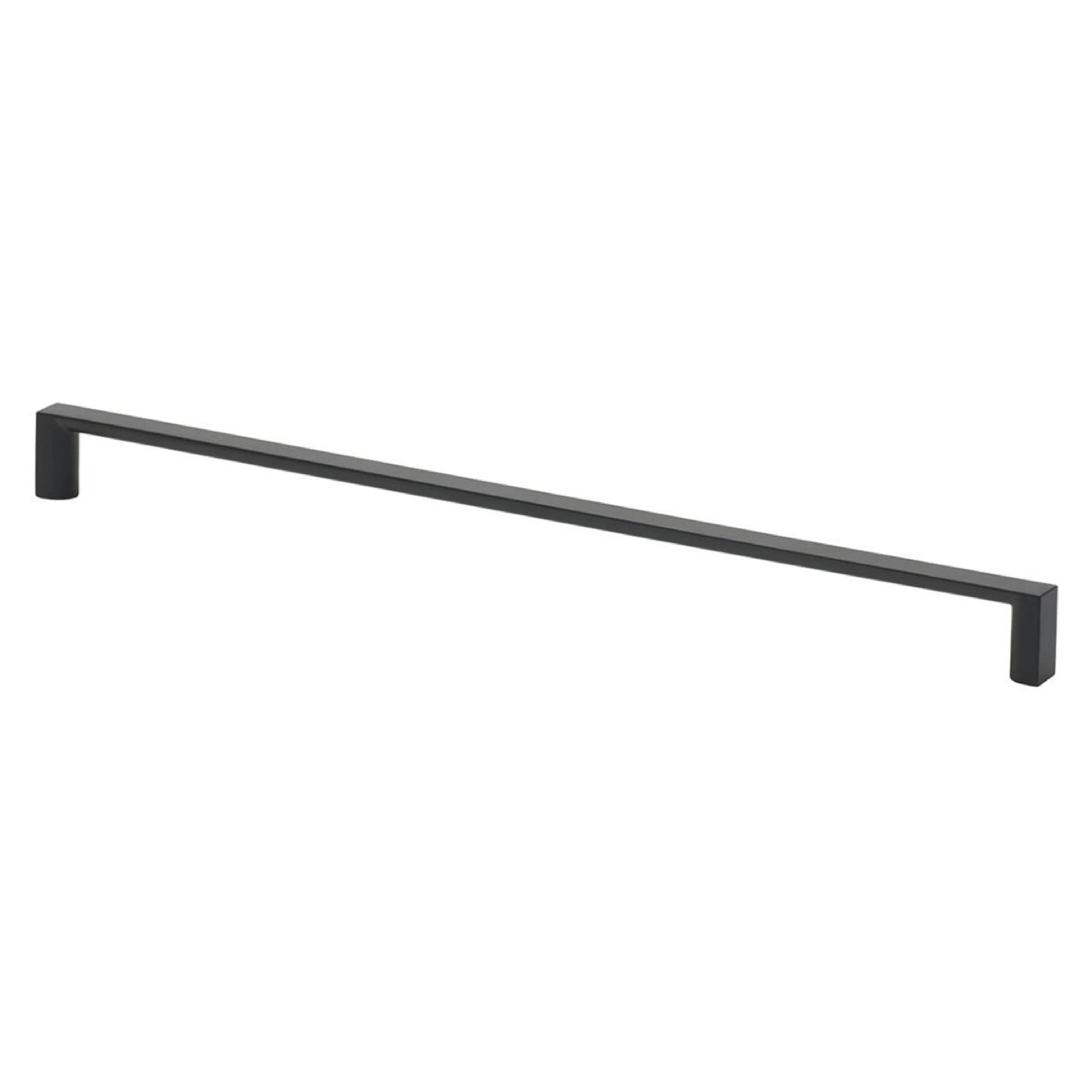 Contemporary Matte Black Zinc Pull Handle - 13 Inch Length - photo 3
