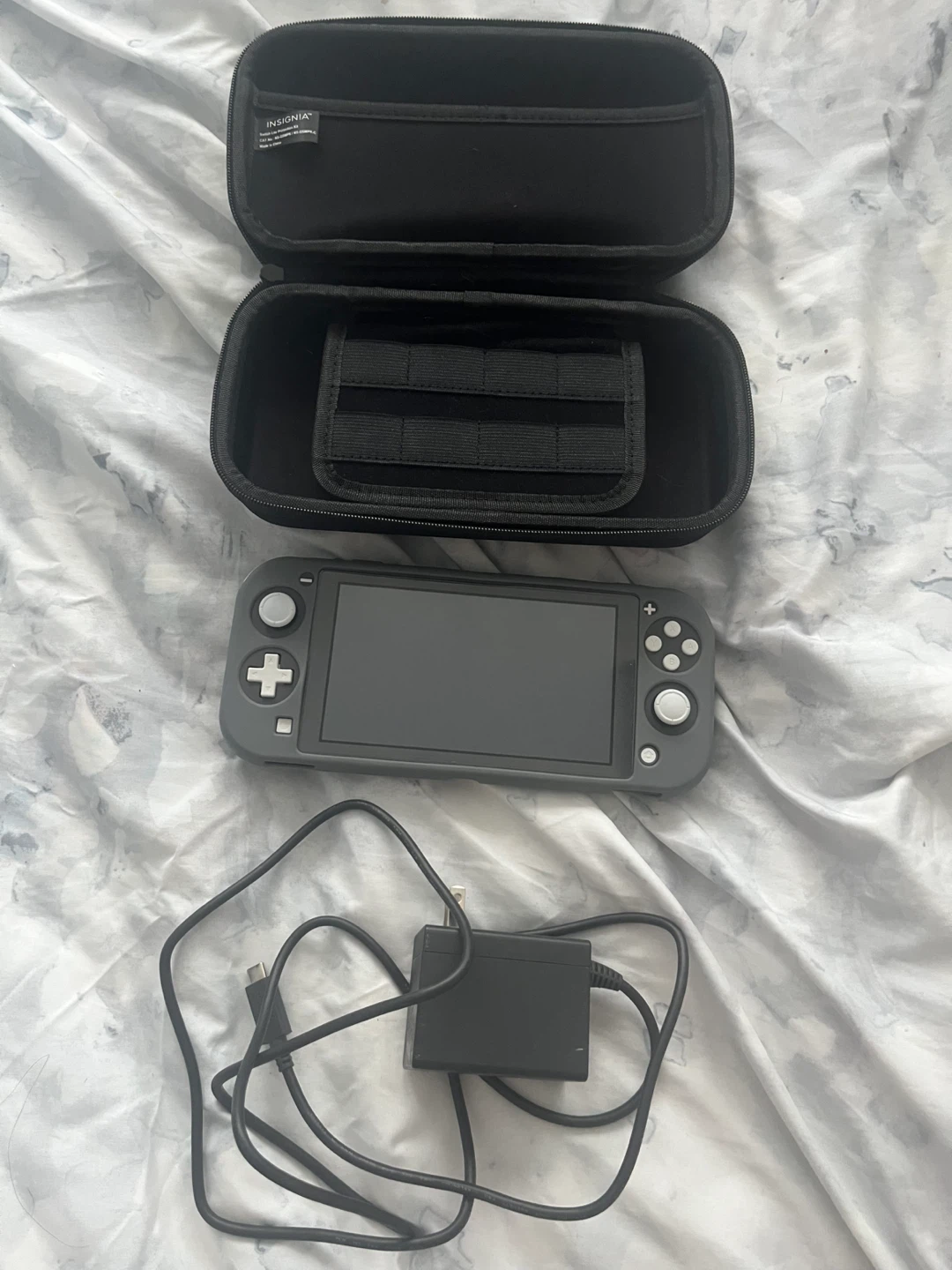 Perfect condition switch lite and case with charger