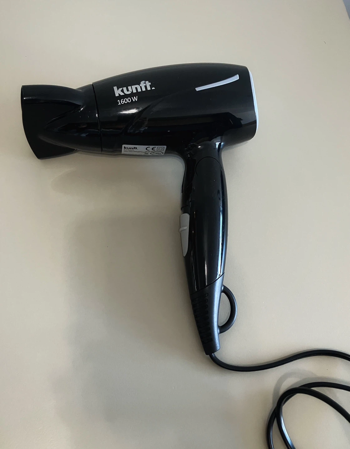 Kunft Dual Voltage Travel Hair Dryer - 1600W - photo 4