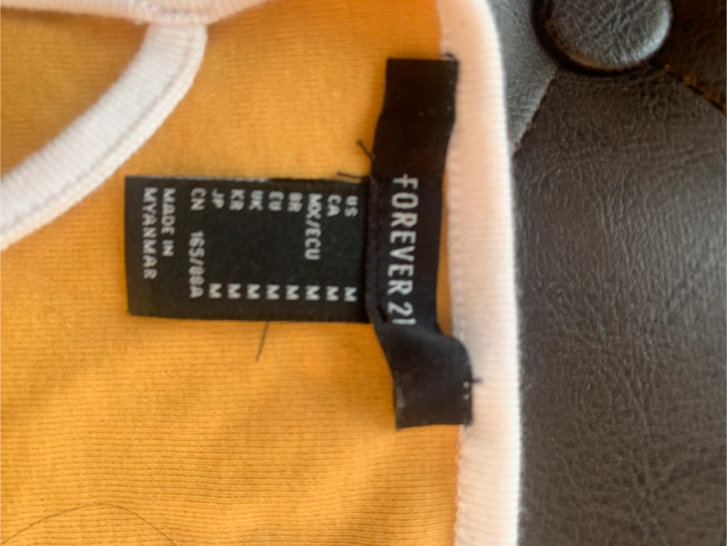 Forever 21 Yellow Cropped Camisole Top Size M - photo 2