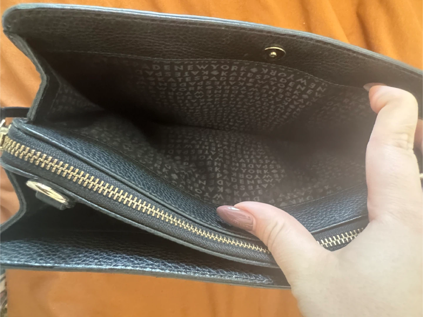 Kate Spade Black Leather Satchel Handbag - photo 2