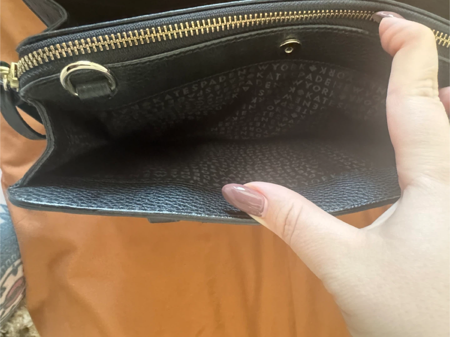 Kate Spade Black Leather Satchel Handbag - photo 3