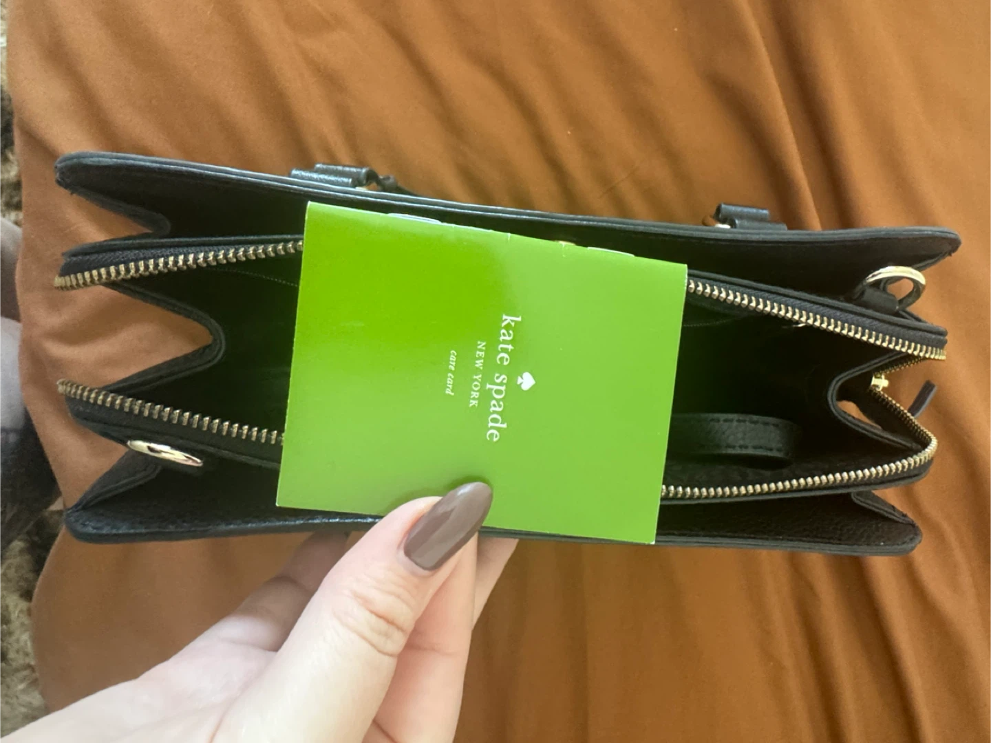 Kate Spade Black Leather Satchel Handbag - photo 4