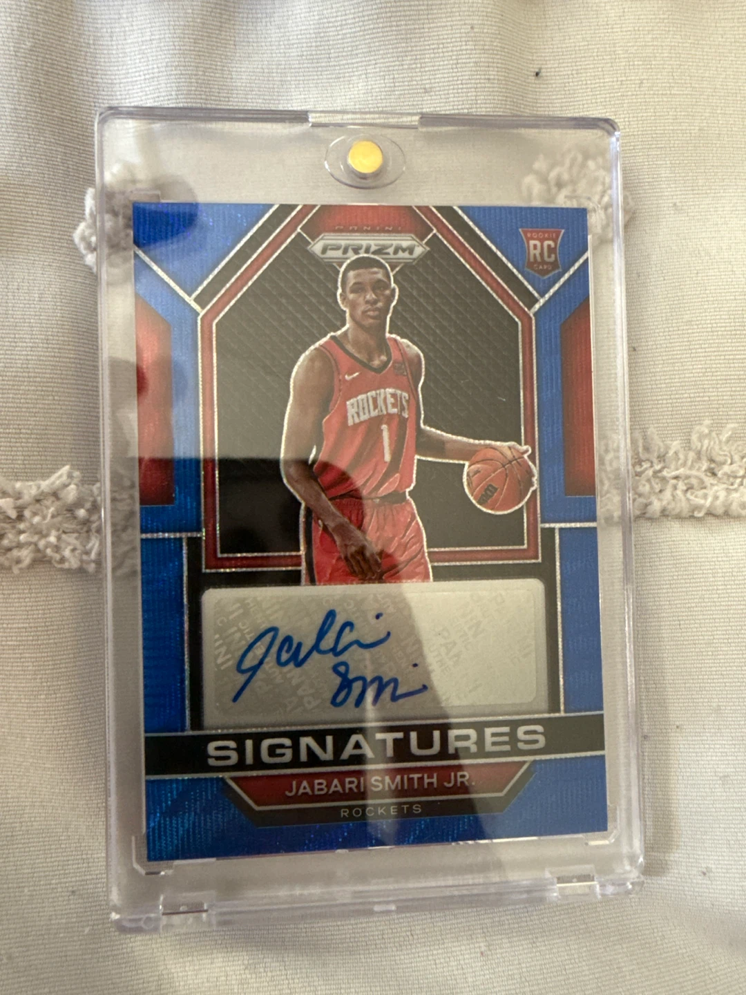 2022-23 Panini Prizm Jabari Smith Jr. Autograph Basketball Card