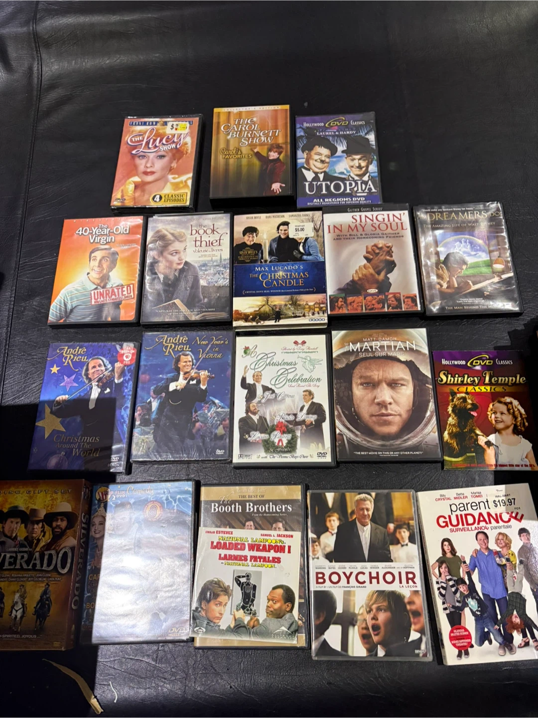 Collection of 19 DVDs