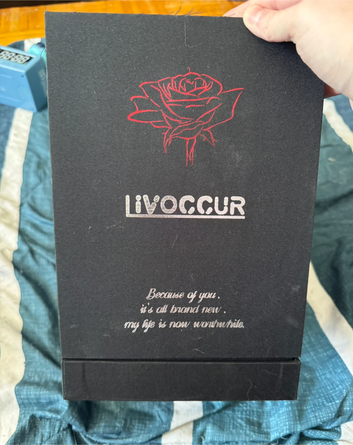 LIVOCCUR Preserved Rose in Glass Dome - photo 2