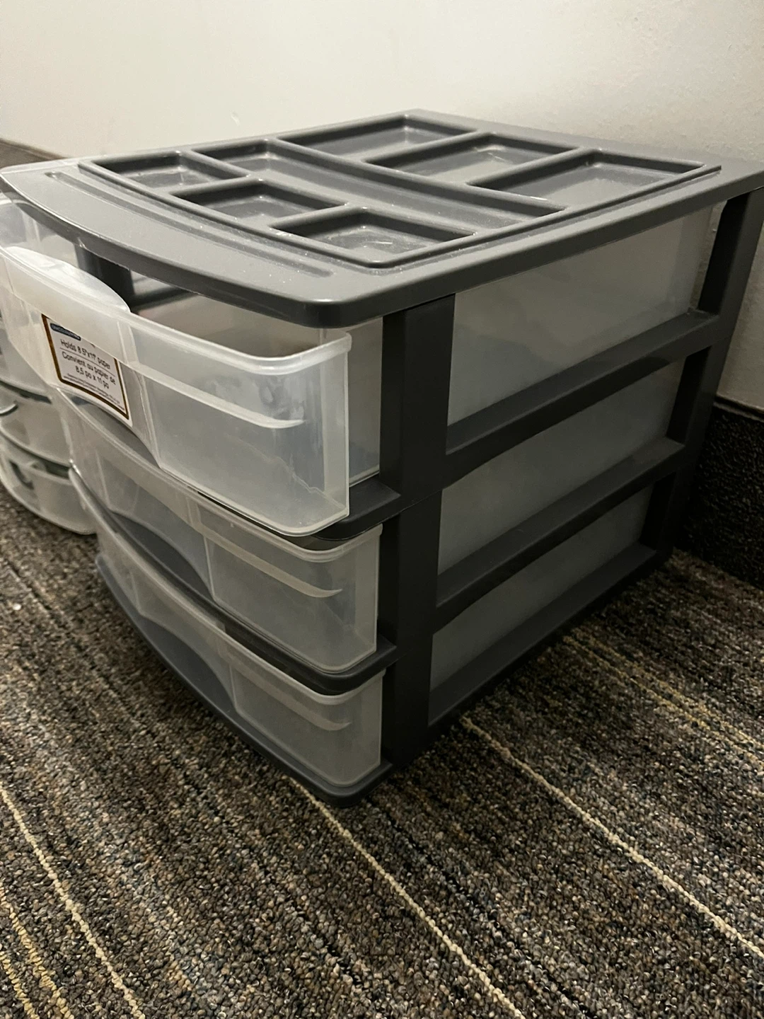 Clear Storage Drawer Units - photo 2