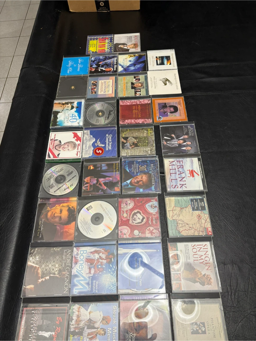 Collection of various music CDs