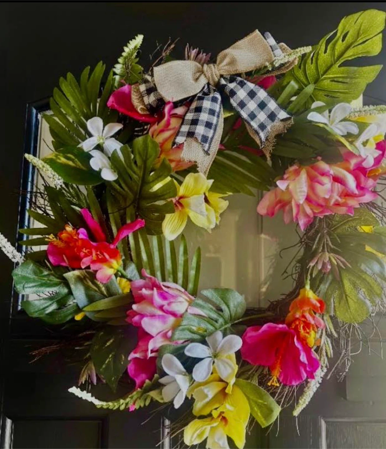 Tropical Flower Wreath
