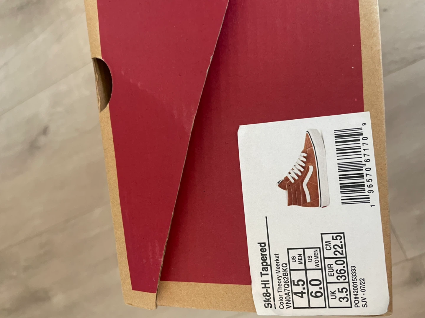 Vans Sk8-Hi Tapered Sneakers - Brown - photo 4