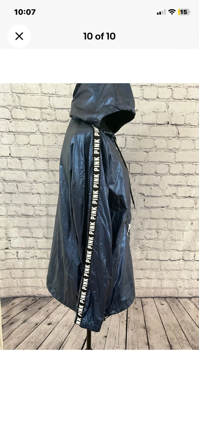 Pink by Victoria Secrets y2k xs hood windbreaker - photo 2