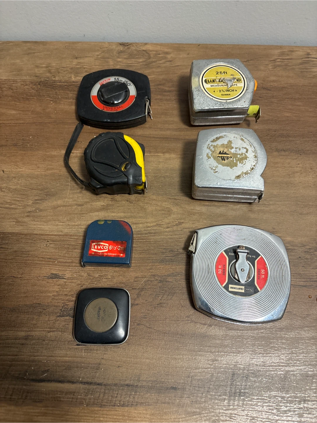 Assorted Measuring Tapes - Lufkin, Craftsman, and more