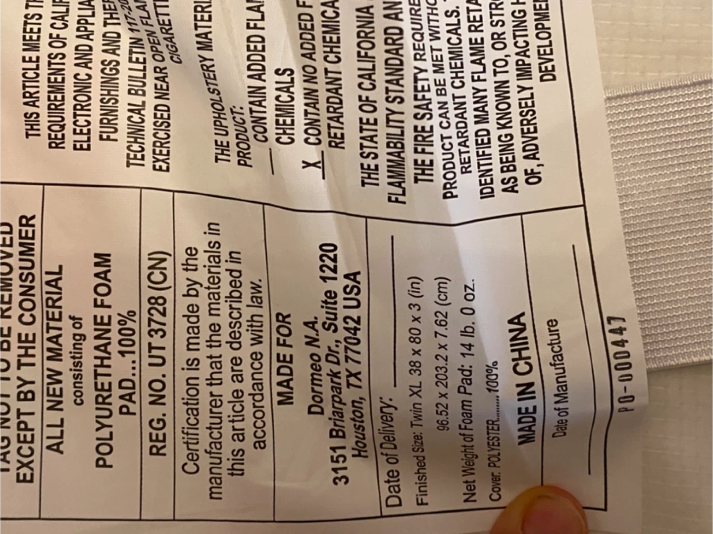 Dormeo Twin XL Mattress Topper - photo 3