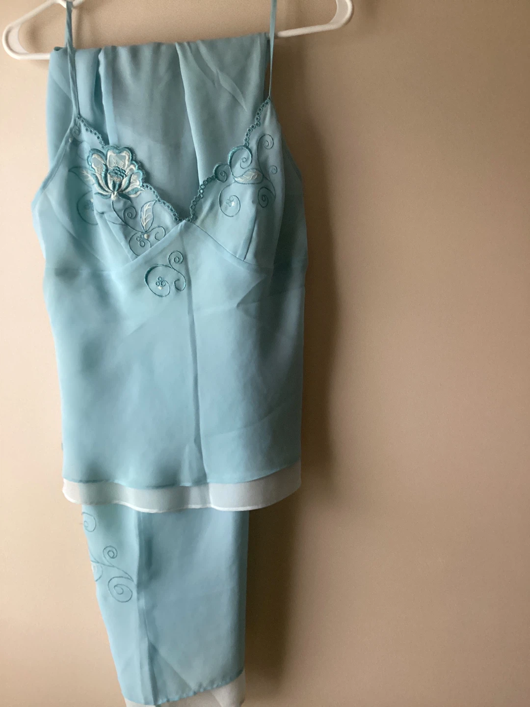 Rose fashion 3-Piece Pajama Set - Blue - photo 3