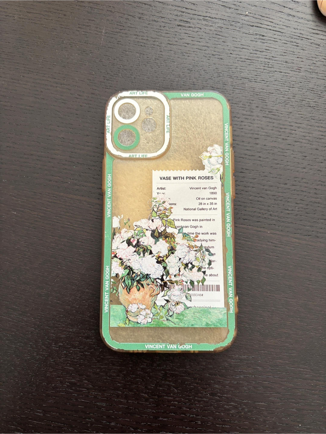 Van Gogh "Vase with Pink Roses" Phone Case