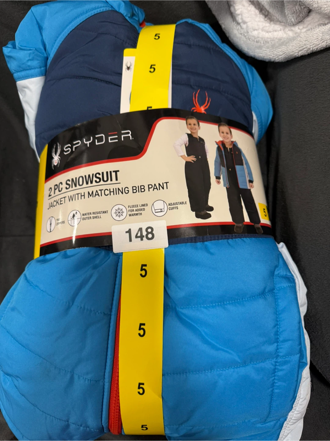 Spyder 2 PC Snowsuit - Jacket with Matching Bib Pant - Size 5