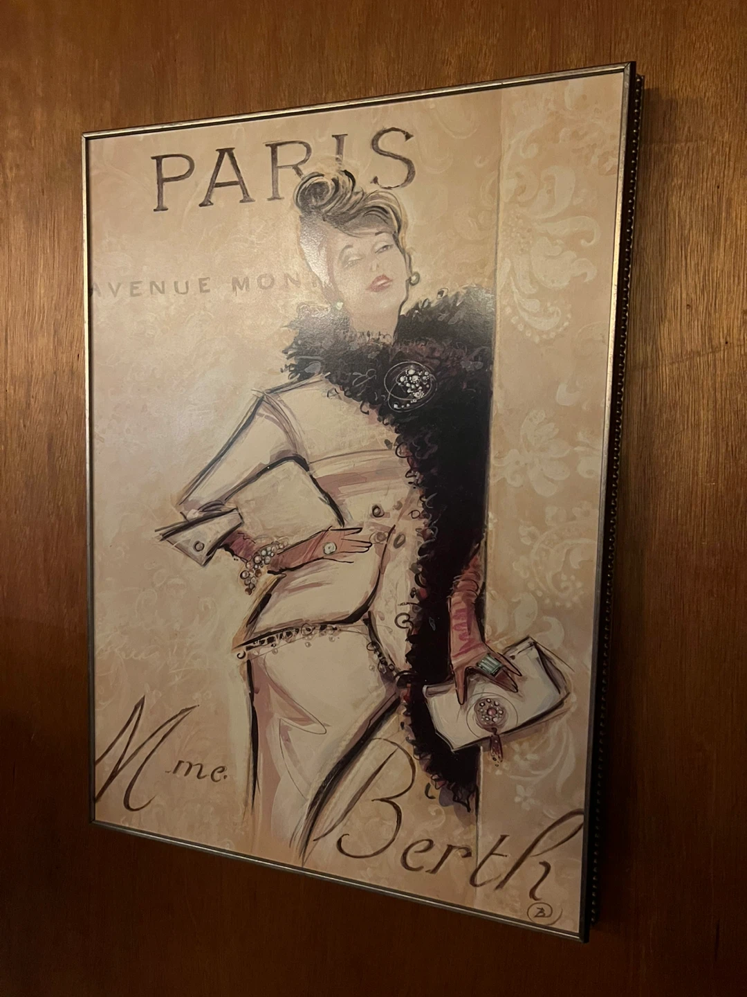 Paris Avenue Montaigne "Mme. Berth" Wall Art