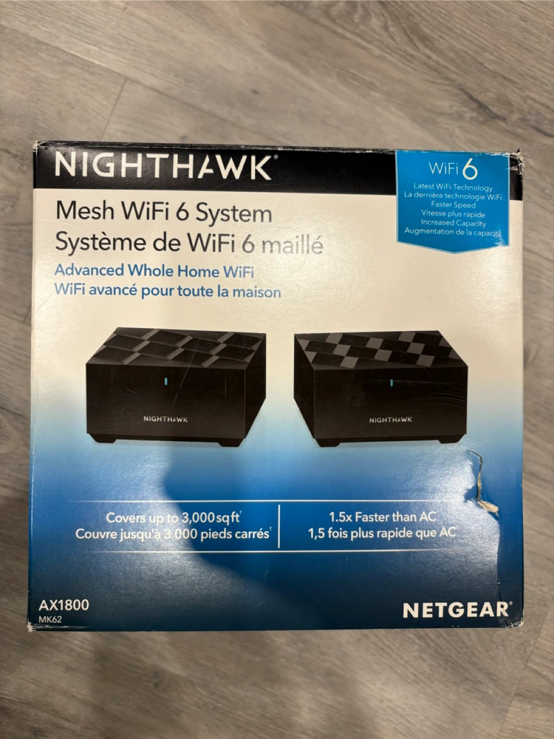 NETGEAR Nighthawk Mesh WiFi 6 System (MK62)