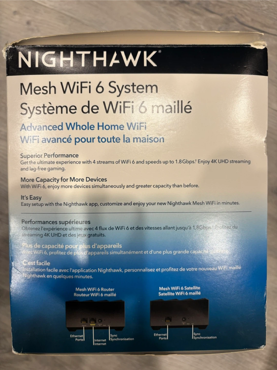 NETGEAR Nighthawk Mesh WiFi 6 System (MK62) - photo 2