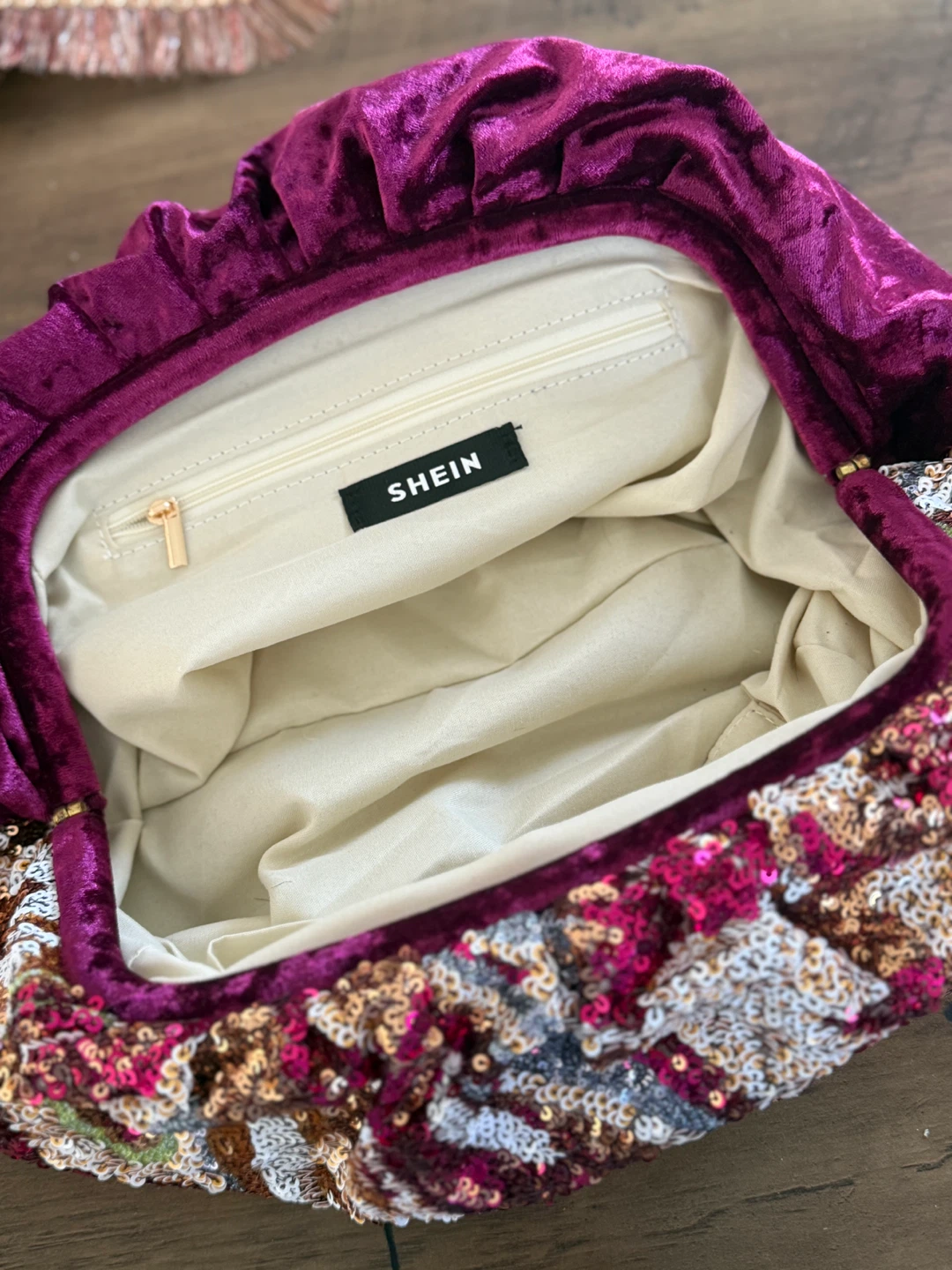 SHEIN Sequin Clutch Purse - photo 3
