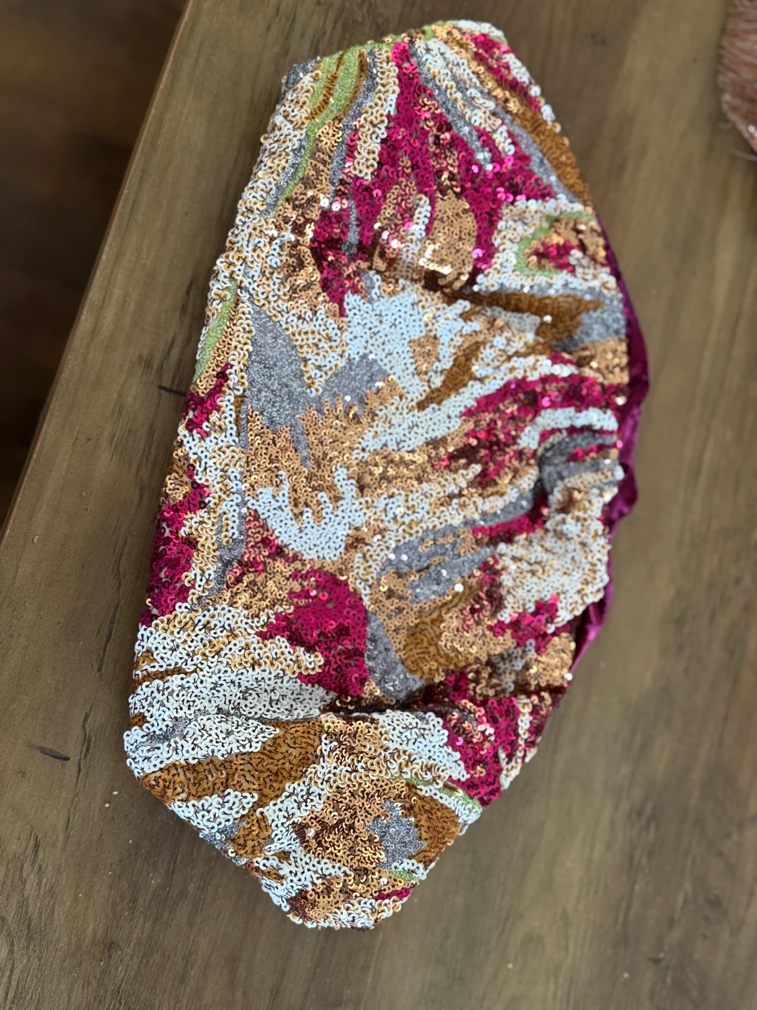 SHEIN Sequin Clutch Purse